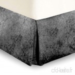 ShawsDirect de Luxe en Velours Plateforme Lit  Polyester  Charbon  Simple - B07JJMVFZP